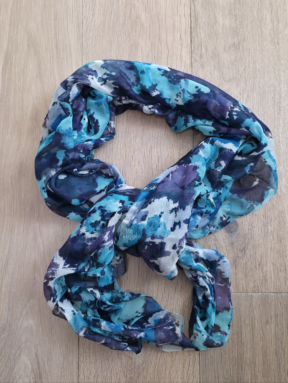 Floral Watercolor Scarf